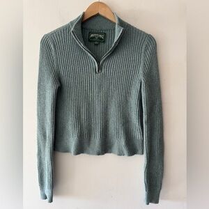 American Eagle Outfitters Ribbed Sweater in Teal